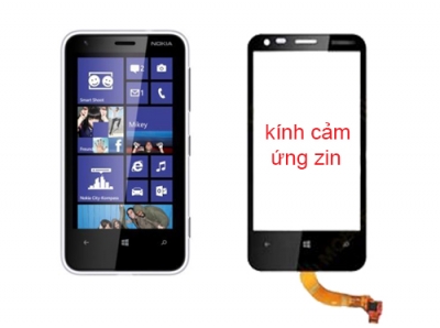 Thay mặt kính cảm ứng Nokia Lumia 620/625/630