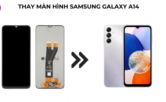 thay màn hình SAmsung Galaxy A14 4G giá rẻ tại Tín Long Mobile