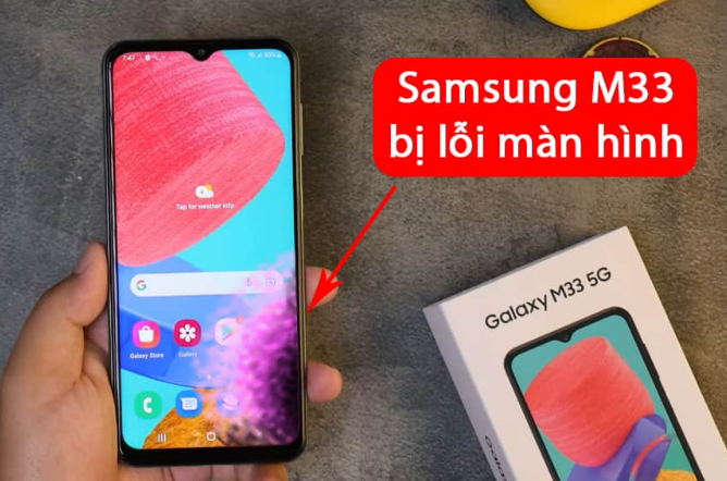 Thay màn hình Samsung Galaxy M33 Chính Hãng  tại Hà Nội